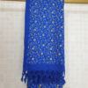 Blue Cotton Block Shawl