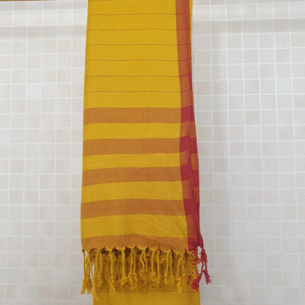 Yellow Cotton Tarsal Shawl