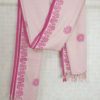 Pink Cotton Printed Shawl