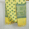 Yellow Color Printed Shawl