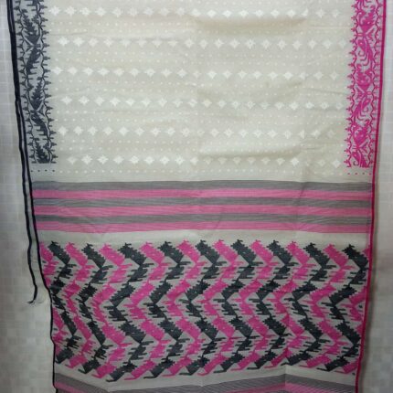 Traditional Multicolor Jamdani Saree