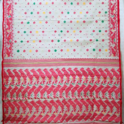 Multicolor Traditional Jamdani Saree