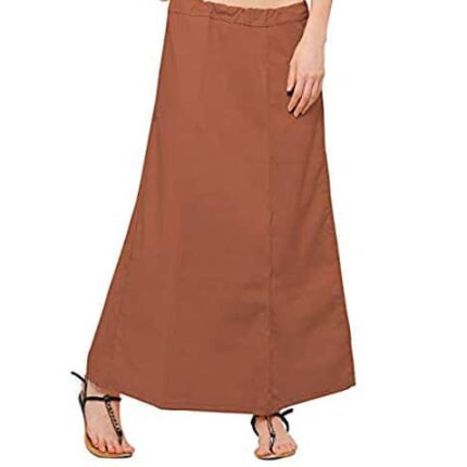Brown Ladies Readymade Petticoat