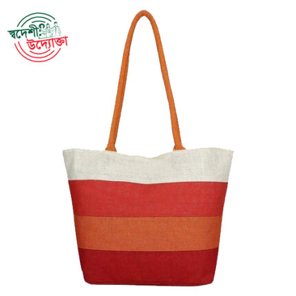 Multi-Color Jute Ladies Bag