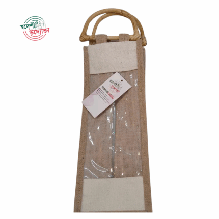 bottol-bag-jute-carry-hand made